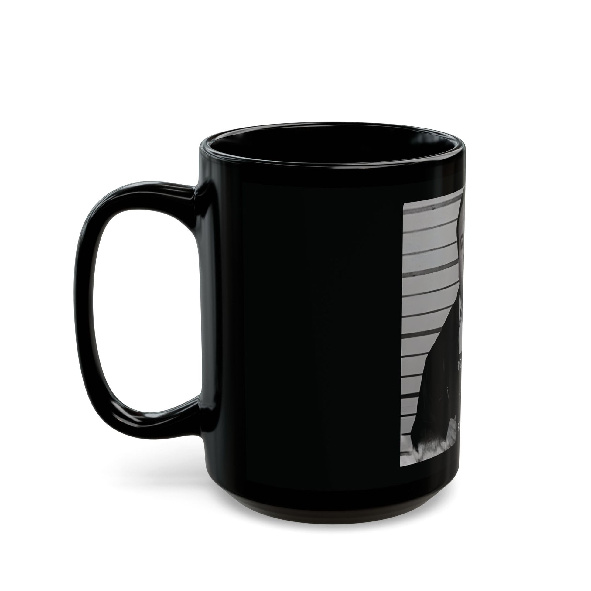 Anthony Soprano Mugshot Black Mug, Coffee Cup for TV Lovers, Gift for Sopranos Fans, Unique Collectible Mug, Funny Decorative Cup
