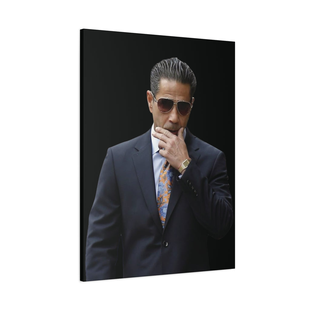 Skinny Joey Merlino Matte Canvas Wall Art - Modern Business Elegance Wall Art - Joey Merlino Entrepreneur Modern Business Elegance