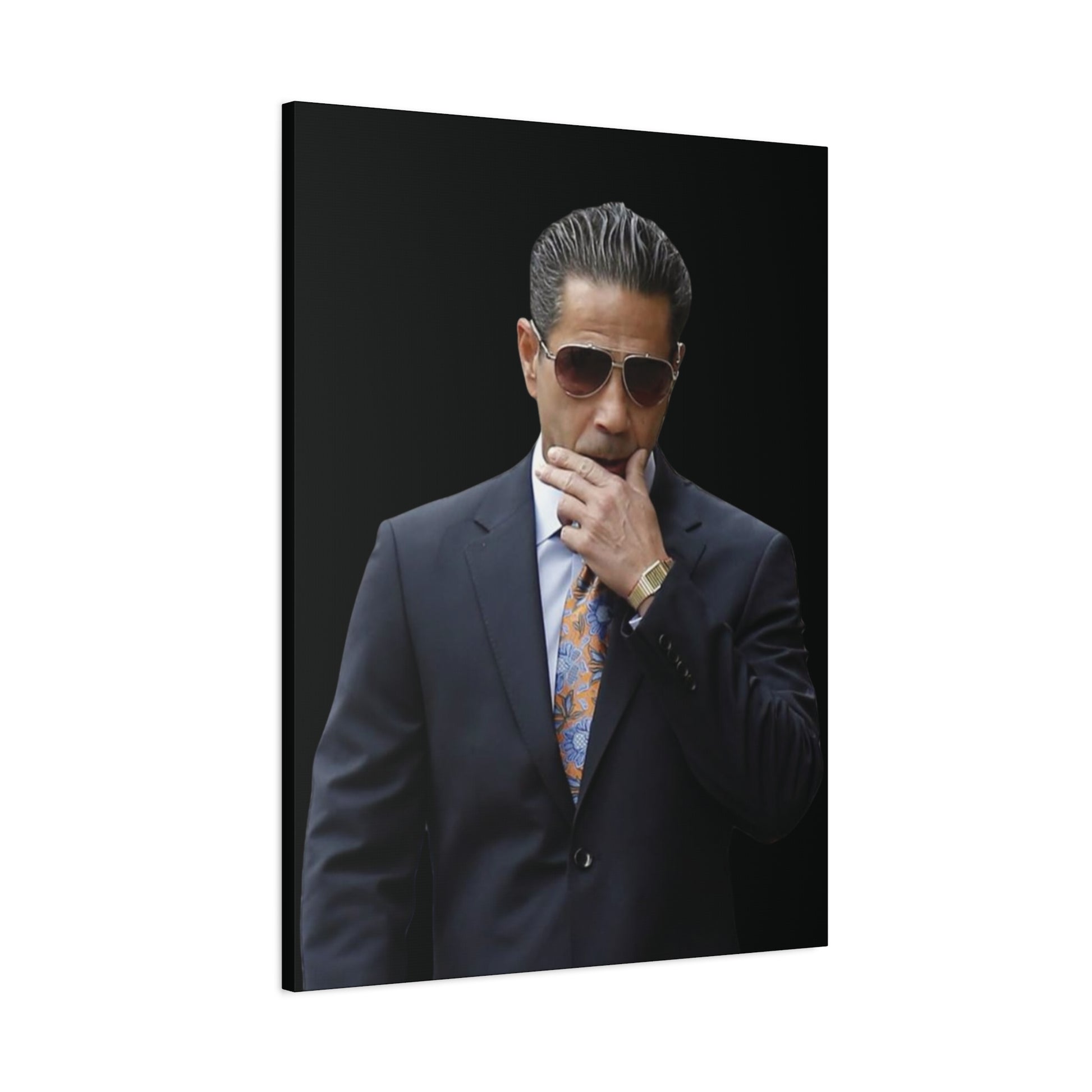 Skinny Joey Merlino Matte Canvas Wall Art - Modern Business Elegance Wall Art - Joey Merlino Entrepreneur Modern Business Elegance