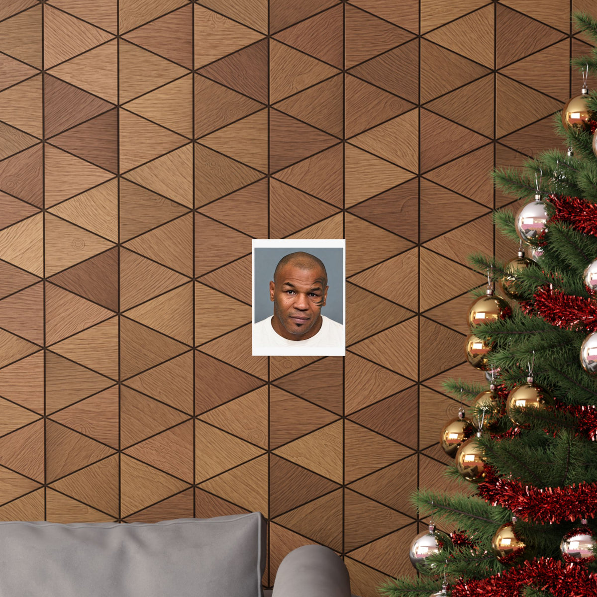 Mike Tyson Mugshot Poster – Matte Wall Art Print