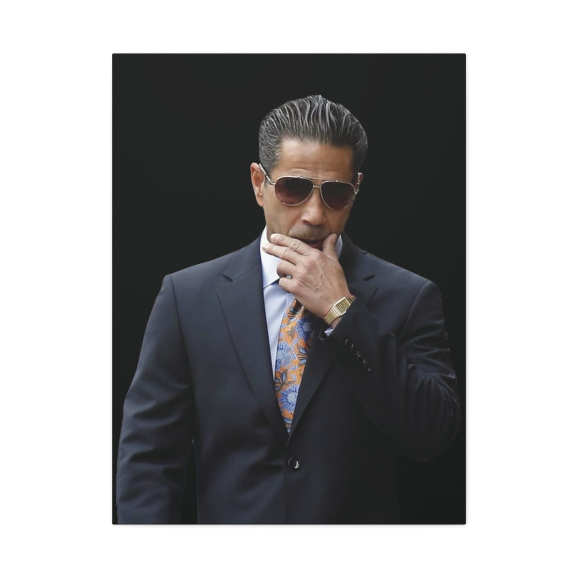 Skinny Joey Merlino Matte Canvas Wall Art - Modern Business Elegance Wall Art - Joey Merlino Entrepreneur Modern Business Elegance