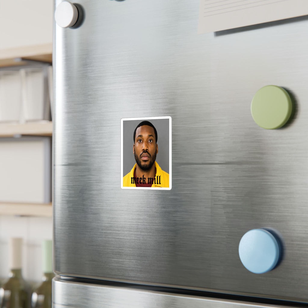 Meek Mill Mugshot Sticker – Kiss-Cut Vinyl Decal
