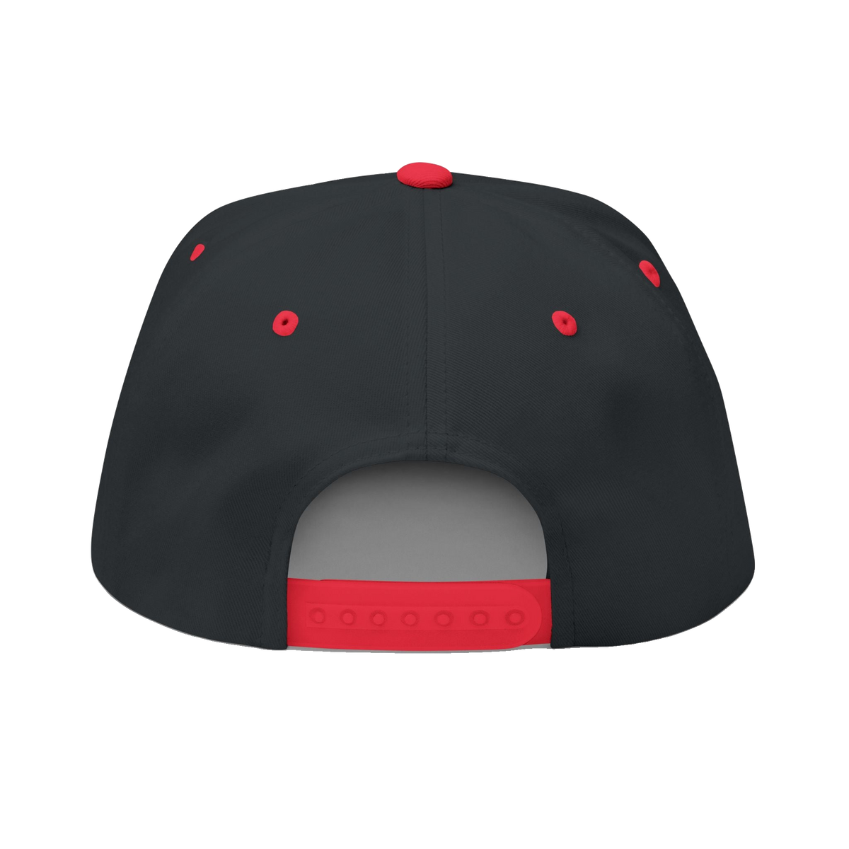 PAID Embroidered Flat Bill Cap — Snapback Hat with Bold Front Text