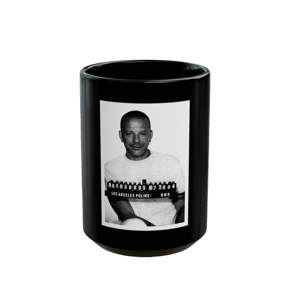 Mel Gibson Mugshot Mug – 11oz & 15oz Black Ceramic