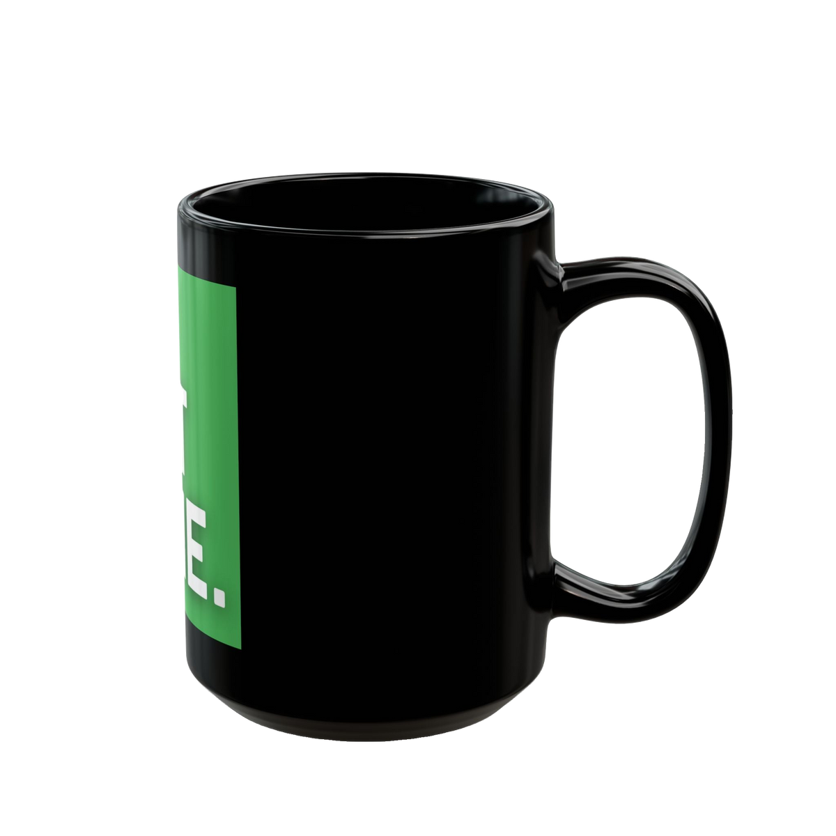 Get Shit Done Mug – 11oz & 15oz Black Ceramic