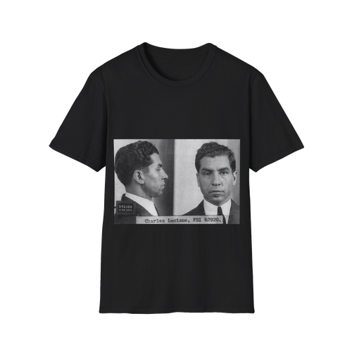 Lucky Luciano Mugshot T-Shirt – Unisex Softstyle Tee
