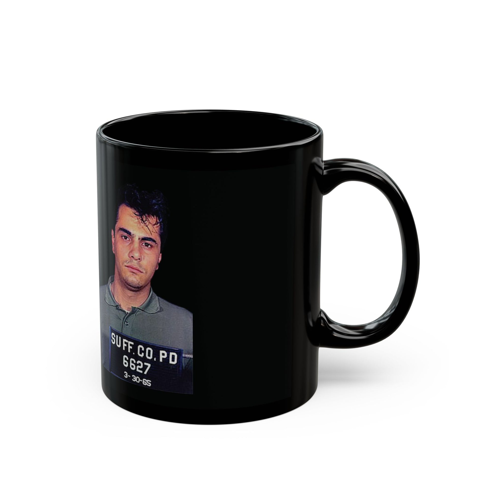 John GOTTI Unique Mugshot Mug for Humor Lovers, Fun Coffee Cup, Quirky Gift, Novelty Mug, Retro Design