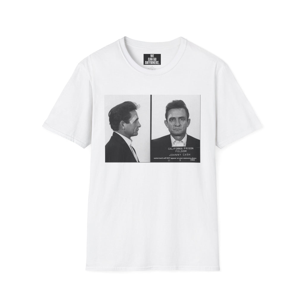 Johnny Cash Mugshot T-Shirt – Outlaw Energy. Country Soul