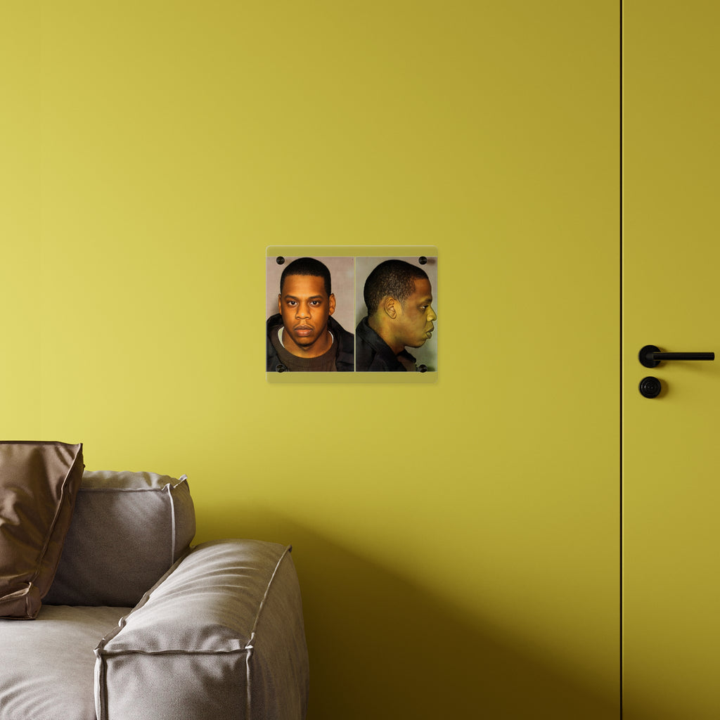 Jay-Z Mugshot Acrylic Wall Art