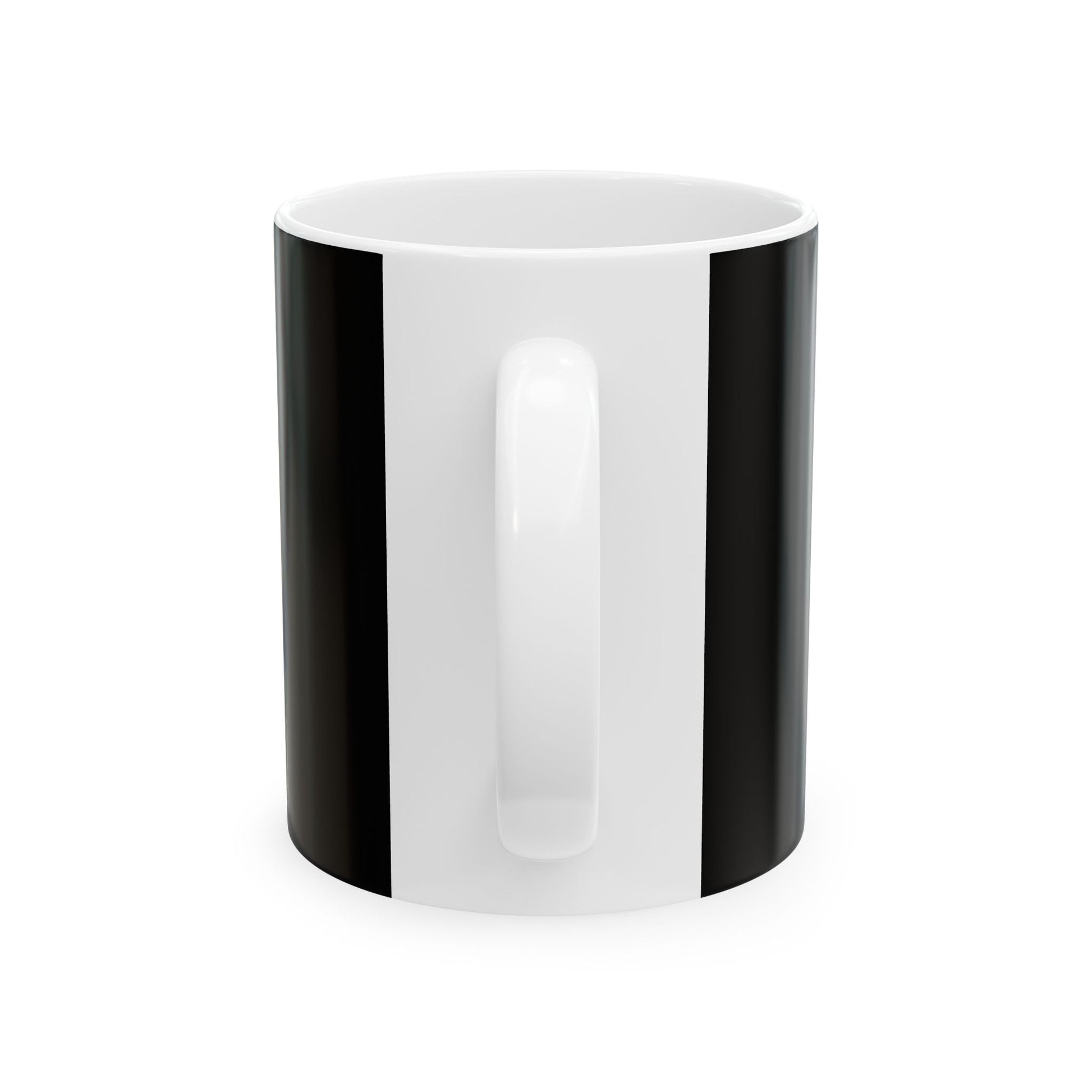 Inspiring Black Ceramic Mug - "Stand Up, Never Fold" - Motivational Coffee Cup for Daily Inspiration
