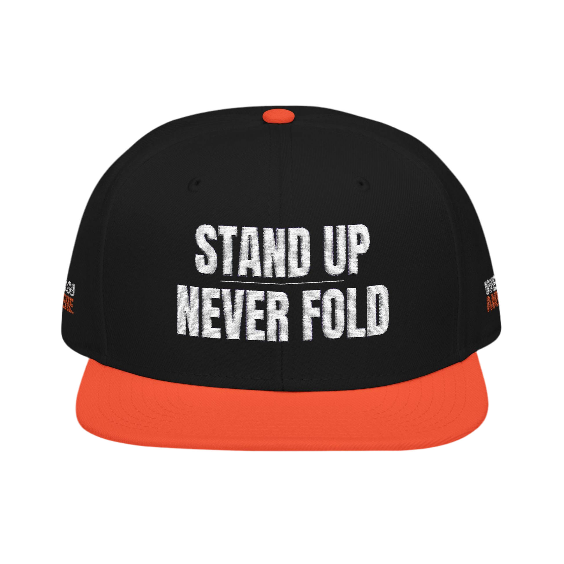 STAND UP NEVER FOLD Snapback (Embroidery)