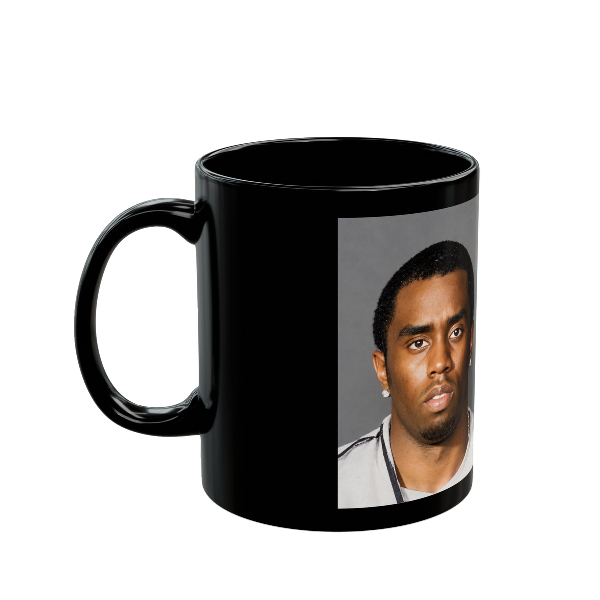 Sean "Diddy" Combs Mugshot Mug – 11oz & 15oz Black Ceramic