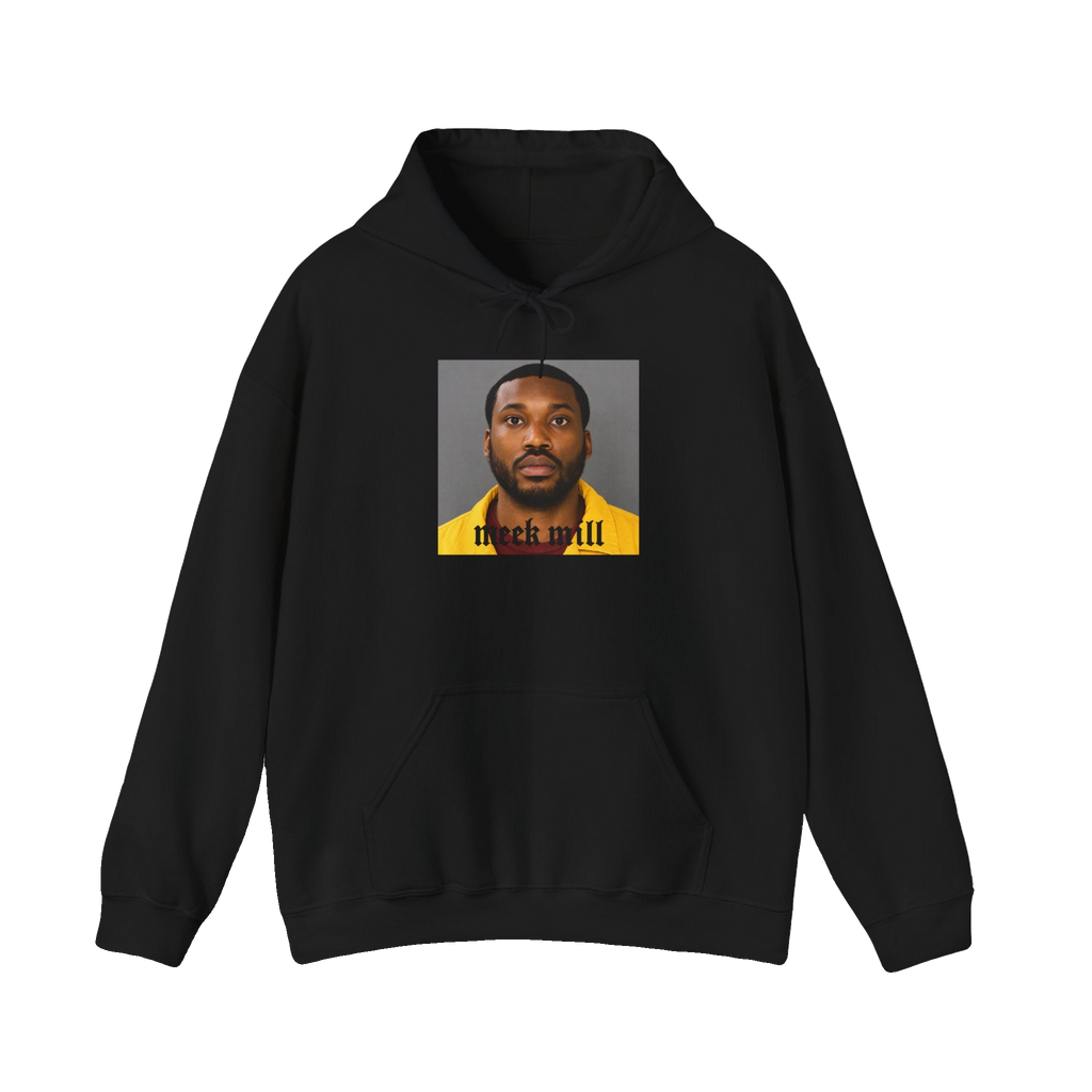 Meek Mill Mugshot Hoodie – Unisex Heavy Blend (S–5XL)