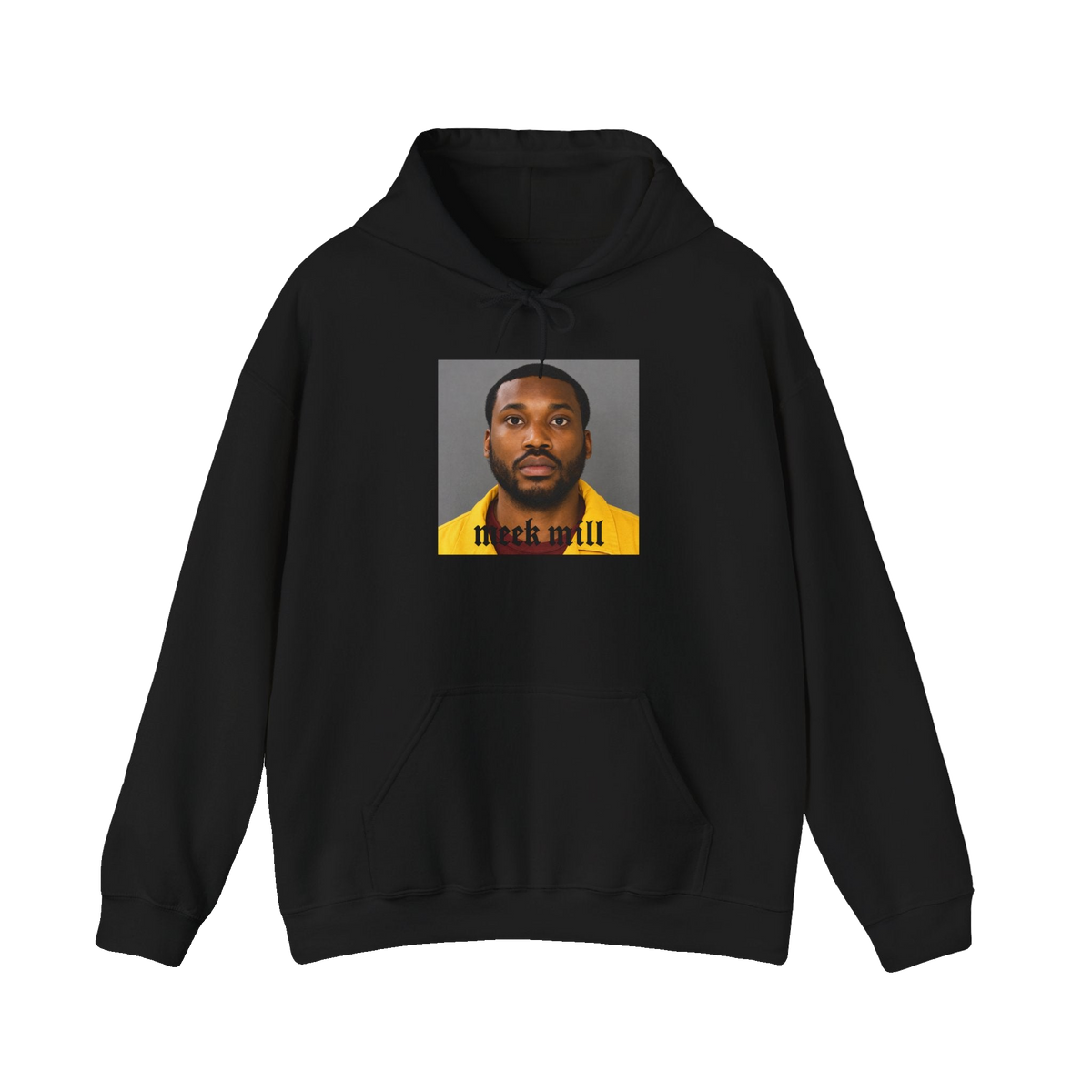 Meek Mill Mugshot Hoodie – Unisex Heavy Blend (S–5XL)