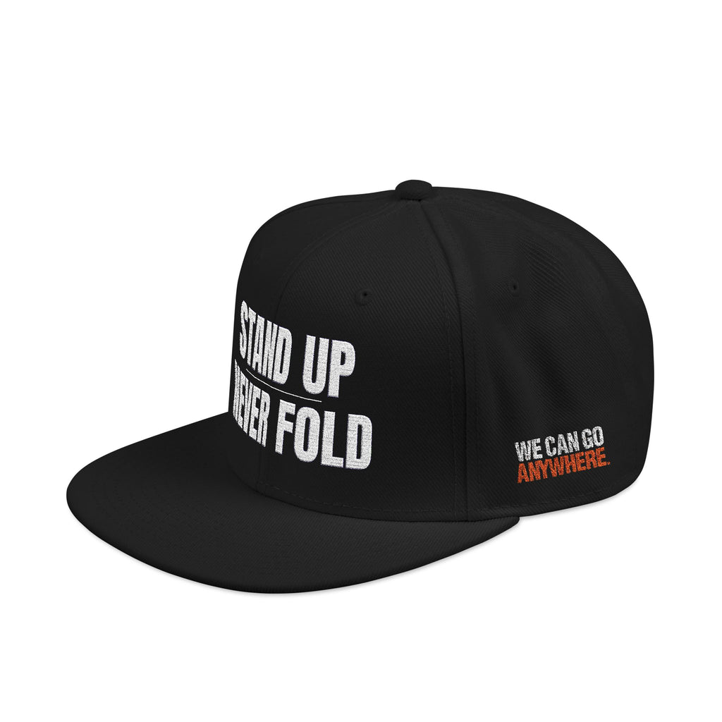 STAND UP NEVER FOLD Snapback (Embroidery)