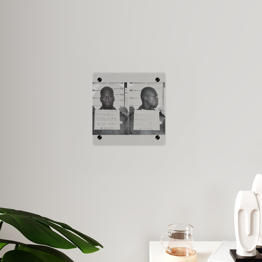 50 Cent 1994 Mugshot Acrylic Wall Art
