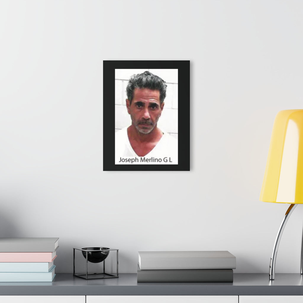 Against All Odds - A Real Man’s Man - Skinny Joey Merlino Mug Shot Philly’s Own Sleek Acrylic Wall Art