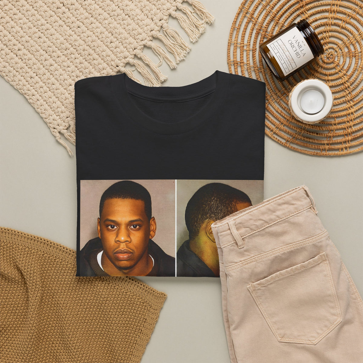 Jay-Z Mugshot T-Shirt – Unisex Heavy Cotton Tee (S–5XL)