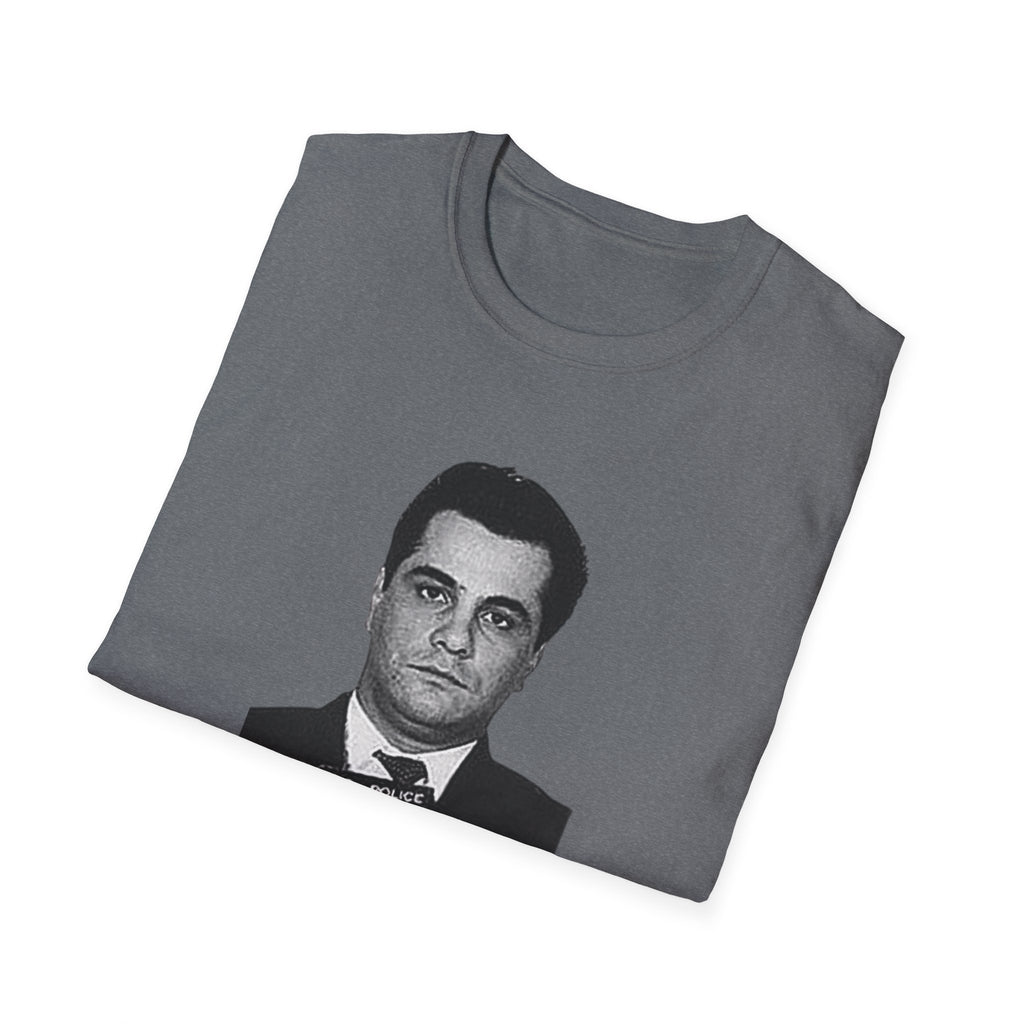John Gotti Mugshot Graphic Tee, Unisex T-Shirt, Casual Streetwear