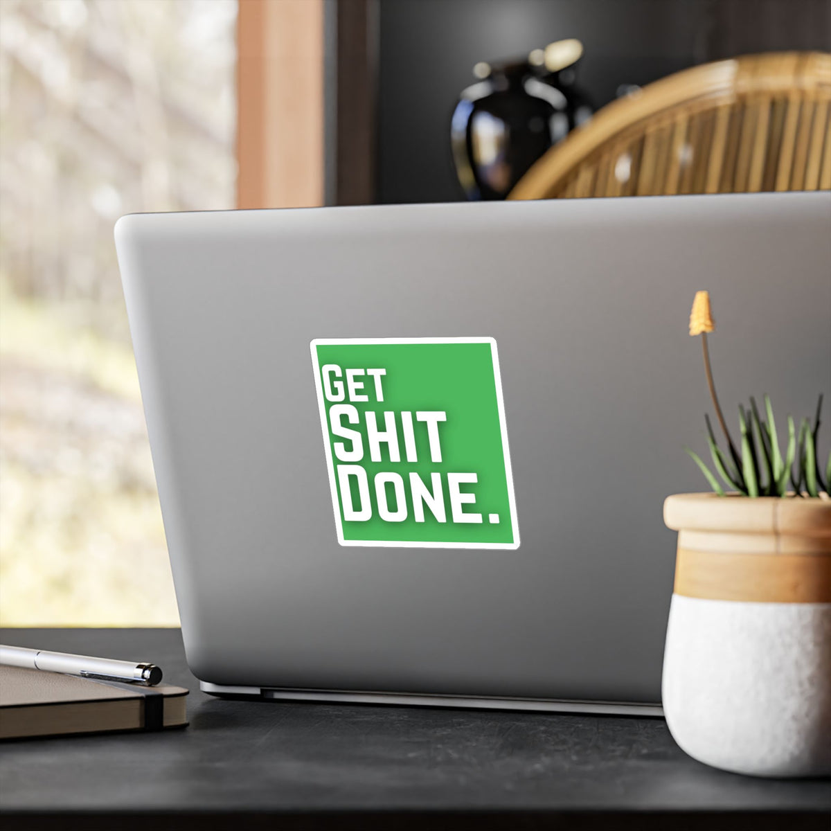 Get Shit Done Sticker – Kiss-Cut Vinyl Decal