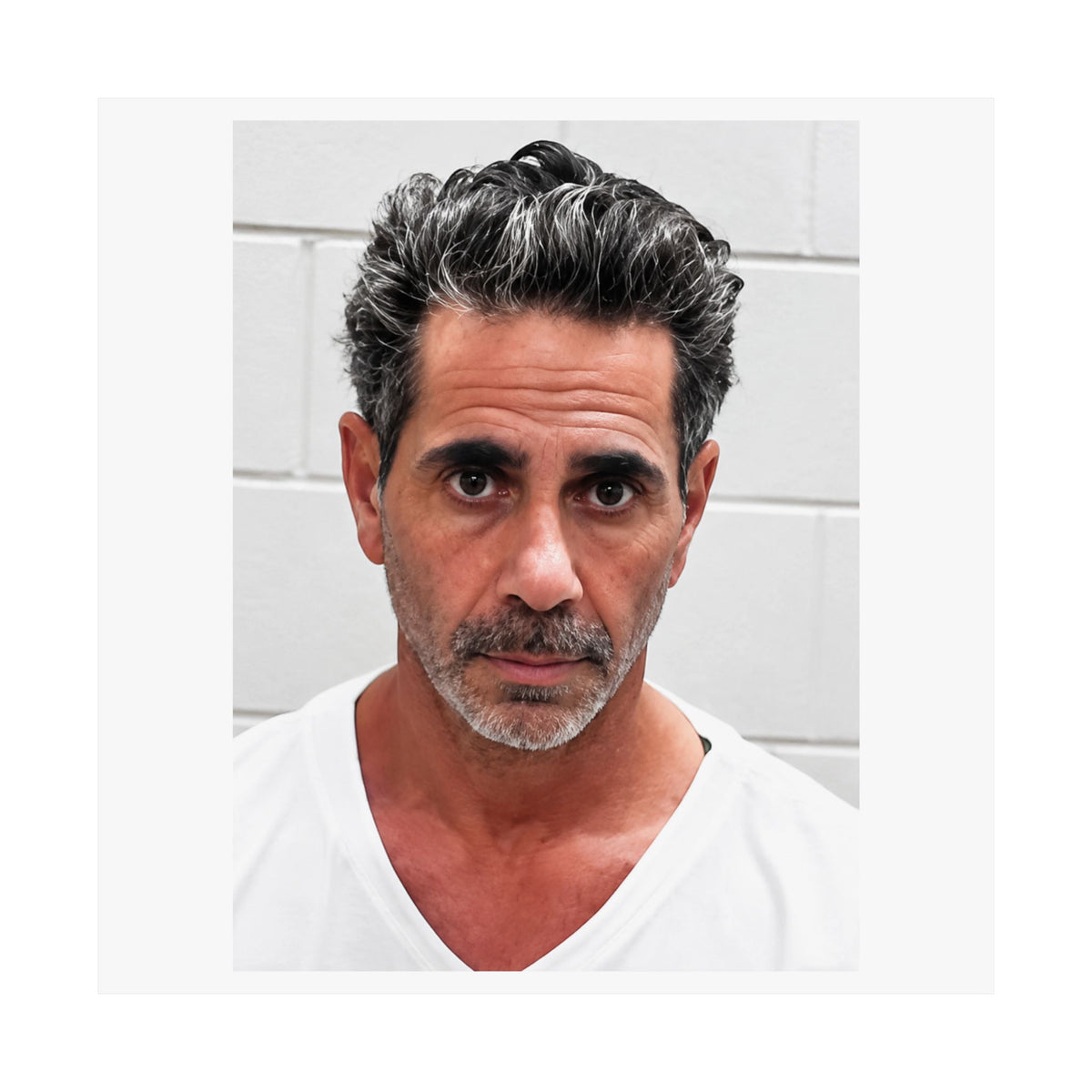 Joey Merlino Mugshot Poster – Matte Wall Art Print