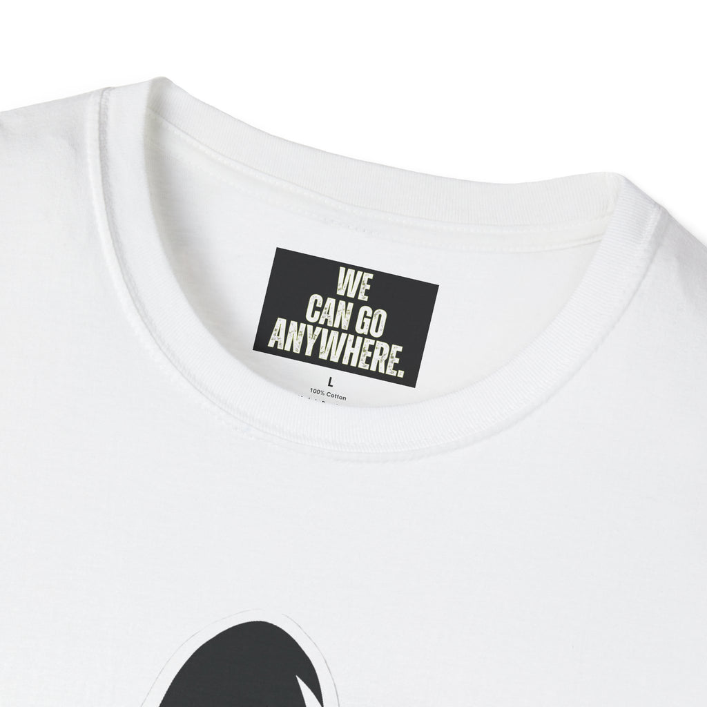WE CAN GO ANYWHERE Inspire T-Shirt, Motivational Tee, Casual Style, Gift for Travelers, Unisex Shirt, Everyday Wear, Outdoor Enthusiasts