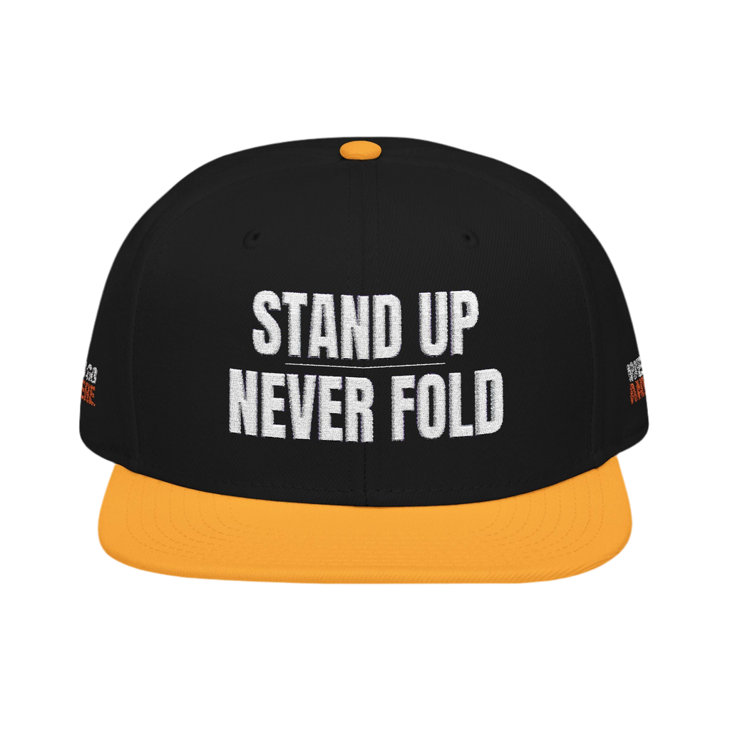 STAND UP NEVER FOLD Snapback (Embroidery)
