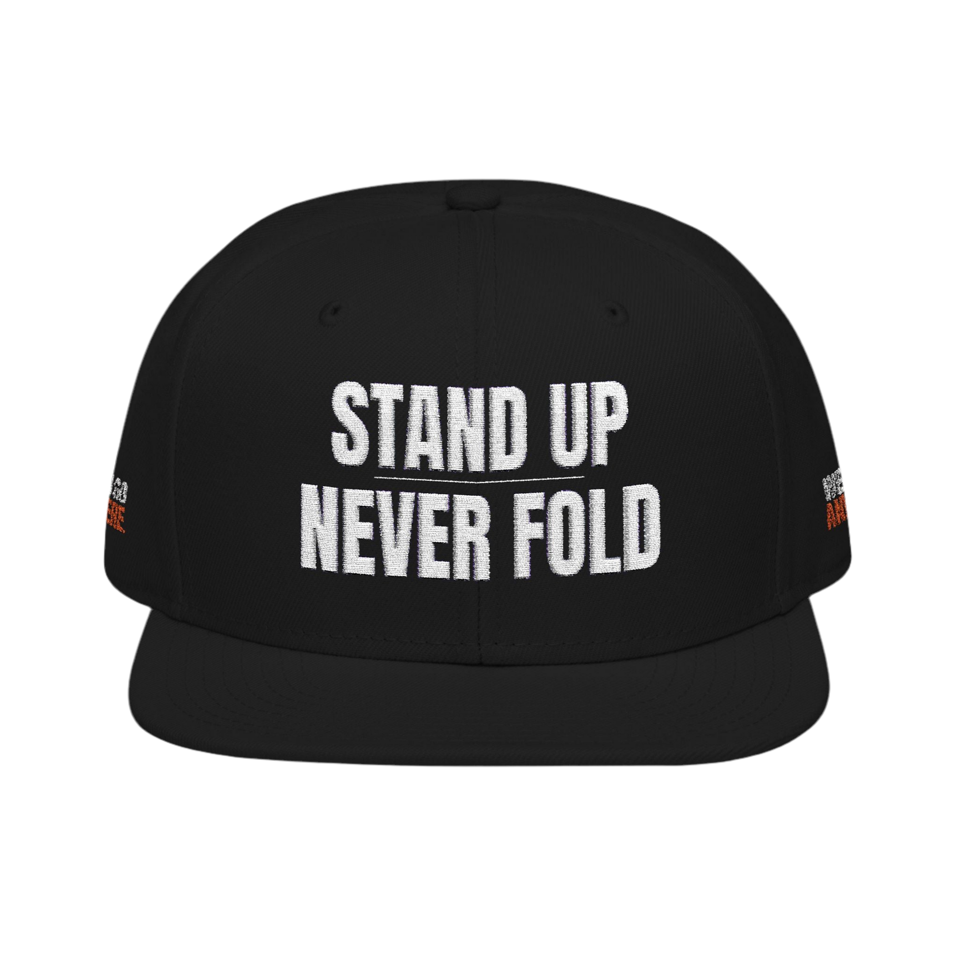 STAND UP NEVER FOLD Snapback (Embroidery)